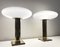 Vintage Lampen aus Messing & Opalglas, 2er Set 10