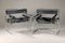 Vintage Bauhaus Wassily Armchairs by Marcel Breuer for Knoll Int., Set of 2, Image 1