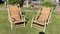 Vintage Bamboo Foldable Easy Deck Chair or Garden Lounge Chairs, 1970s, Set of 2 1