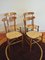 Chiavarine Chairs in Cherry, 1940s, Set of 4 1