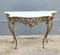 Console with Cherub Legs and Marble Cover 6