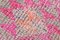 Vintage Pink Runner Rug in Wool, Image 7