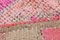 Vintage Pink Runner Rug in Wool 17