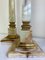 Onyx and Brass Table Lamps in the style of Empire, 1970s, Set of 2 5