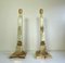 Onyx and Brass Table Lamps in the style of Empire, 1970s, Set of 2 10