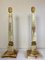 Onyx and Brass Table Lamps in the style of Empire, 1970s, Set of 2 1