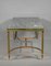 Coffee Table with Green Marble Top from Maison Jansen 12
