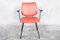 Bright Red Dining Chairs by W.H Gispen for Kembo, 1950s, Set of 4, Image 7