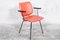 Bright Red Dining Chairs by W.H Gispen for Kembo, 1950s, Set of 4, Image 2