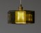 Lampe à Suspension Hexagonale en Verre Vert par Carl Fagerlund pour Orrefors, 1960s 2