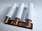 Vintage Danish Modern Sconce in Copper and Glass from Kaiser Idell, 1960s 6