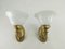 Figurative Wandlampe, Frankreich, 2er Set 1