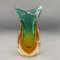 Sommerso Murano Glass Vase by Flavio Poli for Seguso, 1950s 1