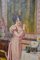 J. Goettelmann, Pintura de escena interior, 1911, óleo sobre lienzo, enmarcado, Imagen 6