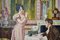 J. Goettelmann, Pittura di scena di interni, 1911, Olio su tela, Incorniciato, Immagine 8