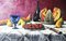 Juan Vallejo, Still Life with Fruit, Oil on Canvas 8