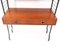 Mid-Century Modern Teak Free Standing Shelving Unit with Writing Table, 1960s, Set of 5 6