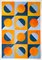 Natalia Roman, Yellow and Blue Diptych of Sunset Tiles, 2022, Acrylic on Watercolor Paper 4