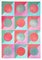 Natalia Roman, Kaleidoscope Quilt I, 2022, Acrylic on Watercolor Paper 3