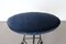 Bar Stools in Iron and Blue Velvet, 1960s, Set of 2 8