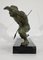 Art Deco Bronze Le Guetteur au Javelot Sculpture by A. Ouline 14