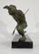 Art Deco Bronze Le Guetteur au Javelot Sculpture by A. Ouline, Image 14