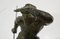 Escultura Le Guetteur au Javelot Art Déco de bronce de A. Ouline, Imagen 15