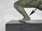 Art Deco Bronze Le Guetteur au Javelot Sculpture by A. Ouline 28