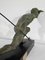 Art Deco Bronze Le Guetteur au Javelot Sculpture by A. Ouline 22
