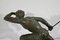 Art Deco Bronze Le Guetteur au Javelot Sculpture by A. Ouline, Image 25