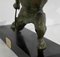 Escultura Le Guetteur au Javelot Art Déco de bronce de A. Ouline, Imagen 16