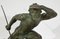 Art Deco Bronze Le Guetteur au Javelot Sculpture by A. Ouline, Image 6