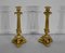 Early 19th Century Bronze Candleholders, Set of 2 12