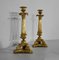 Early 19th Century Bronze Candleholders, Set of 2 2