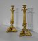 Early 19th Century Bronze Candleholders, Set of 2 3