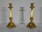 Early 19th Century Bronze Candleholders, Set of 2 1