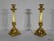 Early 19th Century Bronze Candleholders, Set of 2, Image 1