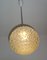 Mid-Century Modern Hanging Lamp in Bubble Glass 3