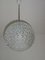 Mid-Century Modern Hanging Lamp in Bubble Glass 1