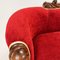 Antikes französisches Drei-Sitzer Sofa aus geschnitzter Eiche, 1900er 8