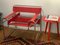 Butaca Wassily de lona roja de Marcel Breuer para Knoll International, Imagen 10