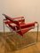 Wassily Armchair in Red Canvas by Marcel Breuer for Knoll International 2