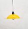 Yellow Enamel Lampiatta Pendant Lamps by Jonathan De Pas & Donato Durbino from Stilnovo, 1960s, Set of 2 9