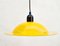 Yellow Enamel Lampiatta Pendant Lamps by Jonathan De Pas & Donato Durbino from Stilnovo, 1960s, Set of 2 5