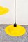 Lampade Lampiatta smaltate gialle di Jonathan De Pas & Donato Durbino di Stilnovo, anni '60, set di 2, Immagine 11
