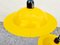 Lámparas colgantes Lampiatta esmaltadas en amarillo de Jonathan De Pas & Donato Durbino de Stilnovo, años 60. Juego de 2, Imagen 4