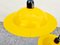 Yellow Enamel Lampiatta Pendant Lamps by Jonathan De Pas & Donato Durbino from Stilnovo, 1960s, Set of 2, Image 4