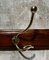Articulated French Pitch Pine & Brass Coat Rack 5