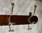 Articulated French Pitch Pine & Brass Coat Rack 4