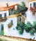 A Street in Spanish Village, óleo sobre lienzo, enmarcado, Imagen 1
